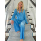 🌟 HELT NYTT STIL-SLAPP! 🌙 Denim Dreams-pysjamassett – Koselig passform, mykt loungewear med denim-look for komfort hele natten 🌟