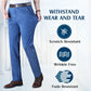 🔥Hot Sales - 50% AVSLAG🔥Herrejeans med høy midje og rett snitt