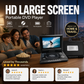 📺 Bærbar DVD-spiller med 7,8" HD-skjerm – spiller DVD, CD, USB og SD. Oppladbar, kompakt og lett – perfekt til bil, camping og filmkvelder! 🚗🍿