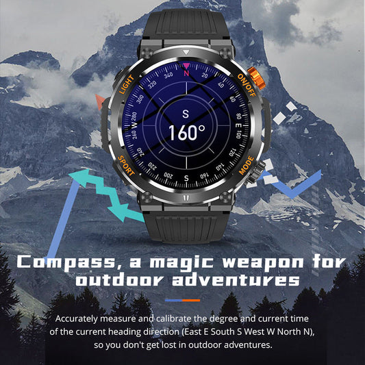 ⌚ Vanntett sport og utendørs smartklokke 🔥
