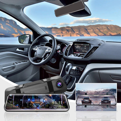 🔥2026 Hot Sale✈️Berøringsskjerm bakspeil Dash Cam Smart Mirror
