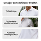 Herre hurtigtørkende kortermet t-skjorte med krage