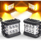 🔥🔥49% rabatt+📦köp 2 gratis fraktbil med doble sider LED-lys med doble farger🚗✨