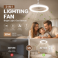 ⏰🎁LED Takvifte med Fjernkontroll og Trefarge Dimming – 3 Hastigheter, Stille Motor – Perfekt for soverom, stue eller kontor – energisparende og lydløs 🔇