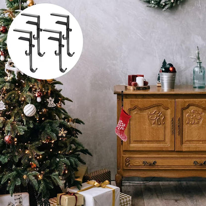 🔥49 % RABATT🎄2025 Robuste 2-i-1-girlander- og strømpehengere (4 stk.)