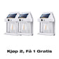 🎉50% Rabatt🎉Solar wolfram vegglampe💥