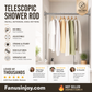 🔥48% off limited time！🥼👚 Create storage space anywhere anytime！Adjustable No-Drill Tension Rod
