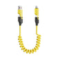 4-i-1 Spiralformet Ladekabel