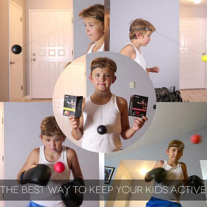 Refleksballhodebånd for boksing