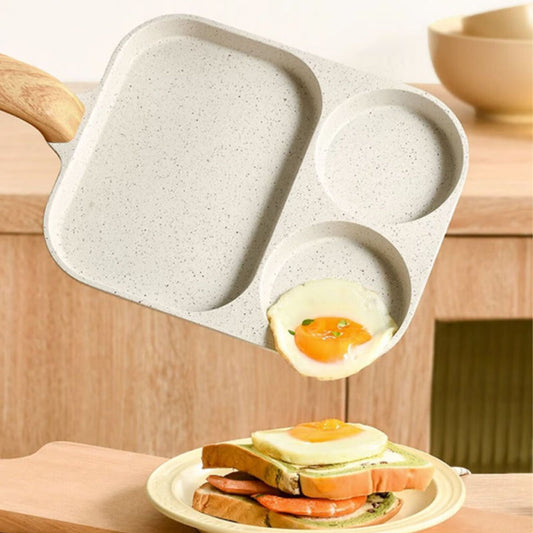3-i-1 delt non-stick panne