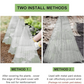 20/30 STK Clear Garden Cloche for planter
