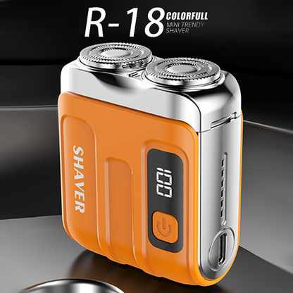 🪒 50% RABATT!🔥Bærbar mini elektrisk barbermaskin for menn – kompakt og oppladbar🧳