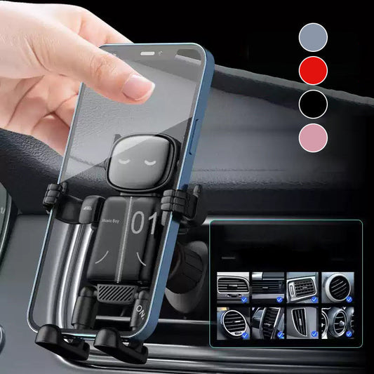 ⏰🎁Monter telefonen din umiddelbart! 360° roterbar robottelefonholder til bilen