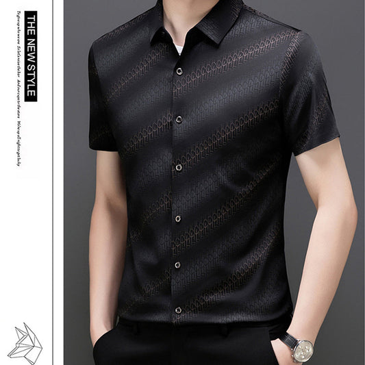 🌞Sommerens must-have👔Brodert business-shorts for menn