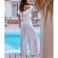 🌞Summer Sale🌺 Women’s Off - Shoulder Ruffle Jumpsuit – 60% OFF