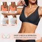 Dyp V-innstikk Push-up Wirefree Sømløs BH