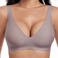 Dyp V-innstikk Push-up Wirefree Sømløs BH