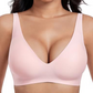 Dyp V-innstikk Push-up Wirefree Sømløs BH