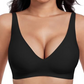 Dyp V-innstikk Push-up Wirefree Sømløs BH