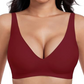 Dyp V-innstikk Push-up Wirefree Sømløs BH