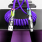 Kompakt 4-i-1 uttrekkbar ladekabel for bil