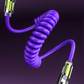 Kompakt 4-i-1 uttrekkbar ladekabel for bil