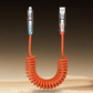 Kompakt 4-i-1 uttrekkbar ladekabel for bil