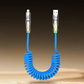 Kompakt 4-i-1 uttrekkbar ladekabel for bil