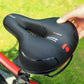 Comfortabel en ademend fietszadel