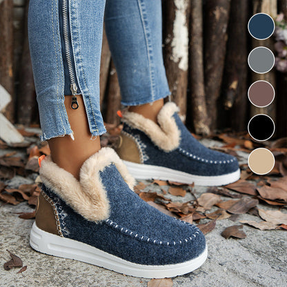 Koselige vinterloafers for kvinner