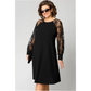 👑【S-4XL】👗Elegant svart sexy blonderkjole