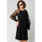 👑【S-4XL】👗Elegant svart sexy blonderkjole