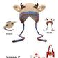 🎅Overraskelsespris!🎄🦌Håndlaget strikket julegevir 2-i-1 (lue/håndveske)🧶2