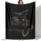 🐱50 % RABATT NÅ! 🔥 Svart katt helårs koselig teppe – ultramyk og varm, perfekt for sofaen og sengen ✨