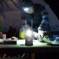 ⏰🎁Soldrevet uttrekkbar campinglampe