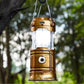 ⏰🎁Soldrevet uttrekkbar campinglampe