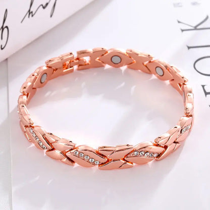 💫 60 % RABATT NÅ! ✨ Stilige magnetiske armbånd for kvinner – avslapning for håndleddet, elegant design og justerbar 🧲