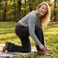 ✨🔥Retro-flarejeans med lommer for kvinner👖
