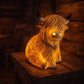 🔥🎁Nyhet 50 % rabatt💥🐮 Den koselige Highland Glow: Highland Cattle-lampe
