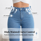 ⏰🎁Dame flared jeans med høyt liv og stretch