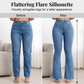 ⏰🎁Dame flared jeans med høyt liv og stretch