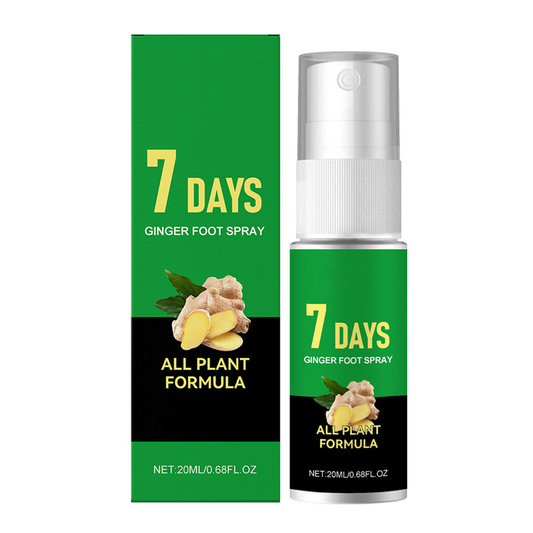 🔥SISTE DAG - KJØP 1 FÅ 1 GRATIS!🏆FootGlow 7-dagers ingefær foteksfolierende spray🌿