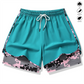 ⏰🎁Dame casual treningsshorts med innebygd liner