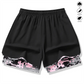 ⏰🎁Dame casual treningsshorts med innebygd liner