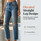 ⏰🎁Fasjonable slim-fit slitte jeans til dame