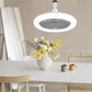⏰🎁LED Takvifte med Fjernkontroll og Trefarge Dimming – 3 Hastigheter, Stille Motor – Perfekt for soverom, stue eller kontor – energisparende og lydløs 🔇