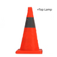 Sammenleggbar reflekterende trafikkjegle 🚧⚠️