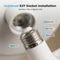 🌬️✨Takvifte med dobbelt hode og LED-lys – moderne design med fjernkontroll til stue og soverom