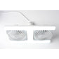 🌬️✨Takvifte med dobbelt hode og LED-lys – moderne design med fjernkontroll til stue og soverom