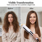 👍 HELT SALG 50 % RABATT💇‍♀️ 2-i-1 rettetang og krølltang med negativ ionisk pleie